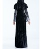 Halloween Women Costume Vampire Cosplay Hooded Party Maxi Dress