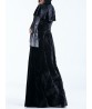 Halloween Women Costume Vampire Cosplay Hooded Party Maxi Dress