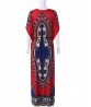 Plus Size Bohemian Flared Sleeve Strap Long Dress