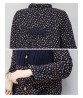 Vintage Floral Printing Patchwork Long Sleeve Thick Loose Long Coat