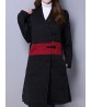 Vintage Button Patchwork Long Sleeve Chinese Style Loose Coat