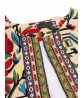 O-NEWE Vintage Women Embroidery Patchwork Printed Short Jacket