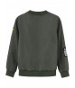 Casual Army Green Long Sleeve Zipper Pockets Loose Jacket