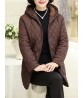 Women Hooded Thick Plus Velvet Long Winter Coat