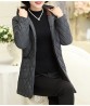 Women Hooded Thick Plus Velvet Long Winter Coat