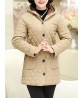 Women Hooded Thick Plus Velvet Long Winter Coat