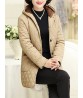 Women Hooded Thick Plus Velvet Long Winter Coat