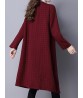 Vintage Long Sleeve Chinese Style Button Long Coat