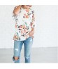 Fashion Women Blouse Top Cotton Blouse Short Sleeve Shirt T-shirt Summer Casual