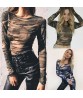 Fashion Womens T Shirt Long Sleeve Shirt Blouse Loose Cotton Casual Tops Summer