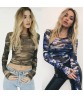 Fashion Womens T Shirt Long Sleeve Shirt Blouse Loose Cotton Casual Tops Summer