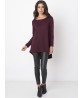 Gracila Women Long Sleeve Casual Pocket Irregular T-Shirts