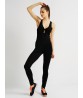 Sexy Women Backless Patchwork Bodycon Yoga Sportswear Jumpsuit