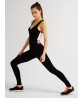 Sexy Women Backless Patchwork Bodycon Yoga Sportswear Jumpsuit