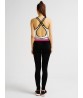 Sexy Women Backless Patchwork Bodycon Yoga Sportswear Jumpsuit