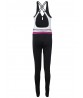 Sexy Women Backless Patchwork Bodycon Yoga Sportswear Jumpsuit