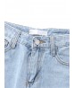 Casual Women Ripped Hole Mid Rise Cropped Jeans