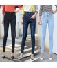 Women`s High Waist Elastic Skinny Denim Long Pencil Pants Plus Size 40 Woman Jeans Fat Lady Trousers