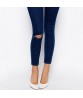 Women Pencil Stretch Casual Denim Skinny Jeans Pants High Waist Jeans Trousers