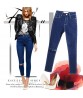 Women Pencil Stretch Casual Denim Skinny Jeans Pants High Waist Jeans Trousers