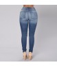 Sexy Women Ladies High Waist Slim Skinny Jeans Stretch Pencil Denim Pants