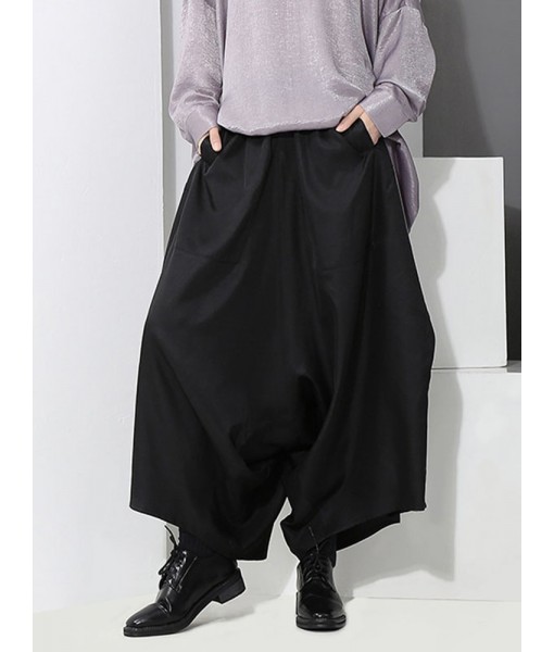 S-5XL Casual Loose Irregular Wide Leg ...