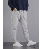 Casual Loose Solid Color Pockets Thicken Cotton Trousers