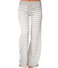 Casual Loose Stripe Elastic Waist Women Pants