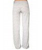 Casual Loose Stripe Elastic Waist Women Pants