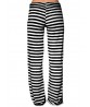 Casual Loose Stripe Elastic Waist Women Pants