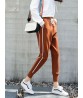 Women Casual High Elastic Waist Velvet Thick Harem Pants