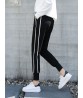 Women Casual High Elastic Waist Velvet Thick Harem Pants