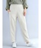 Women Casual Elastic Waist Women Corduroy Pants