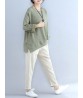 Women Casual Elastic Waist Women Corduroy Pants