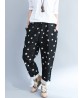 Women Printed Loose High Waist Harem Pants